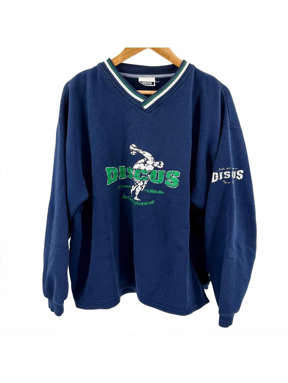 Vintage 90s Discus Athletic Navy Collegiate Sweatshirt